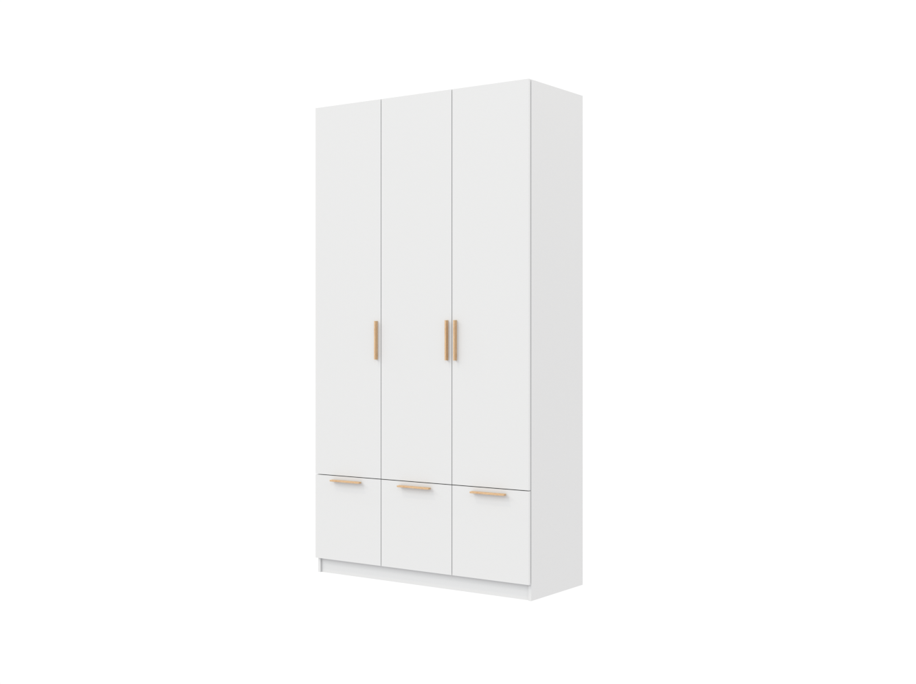 Распашной шкаф Пакс Рейнсвол 107 Эко white ИКЕА (IKEA) изображение товара