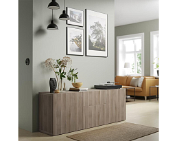 Изображение товара Комод Беста 117 dark beige ИКЕА (IKEA) на сайте adeta.ru