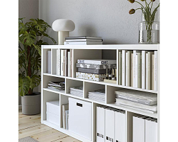 Изображение товара Стеллаж Каллакс 220 white ИКЕА (IKEA) на сайте adeta.ru